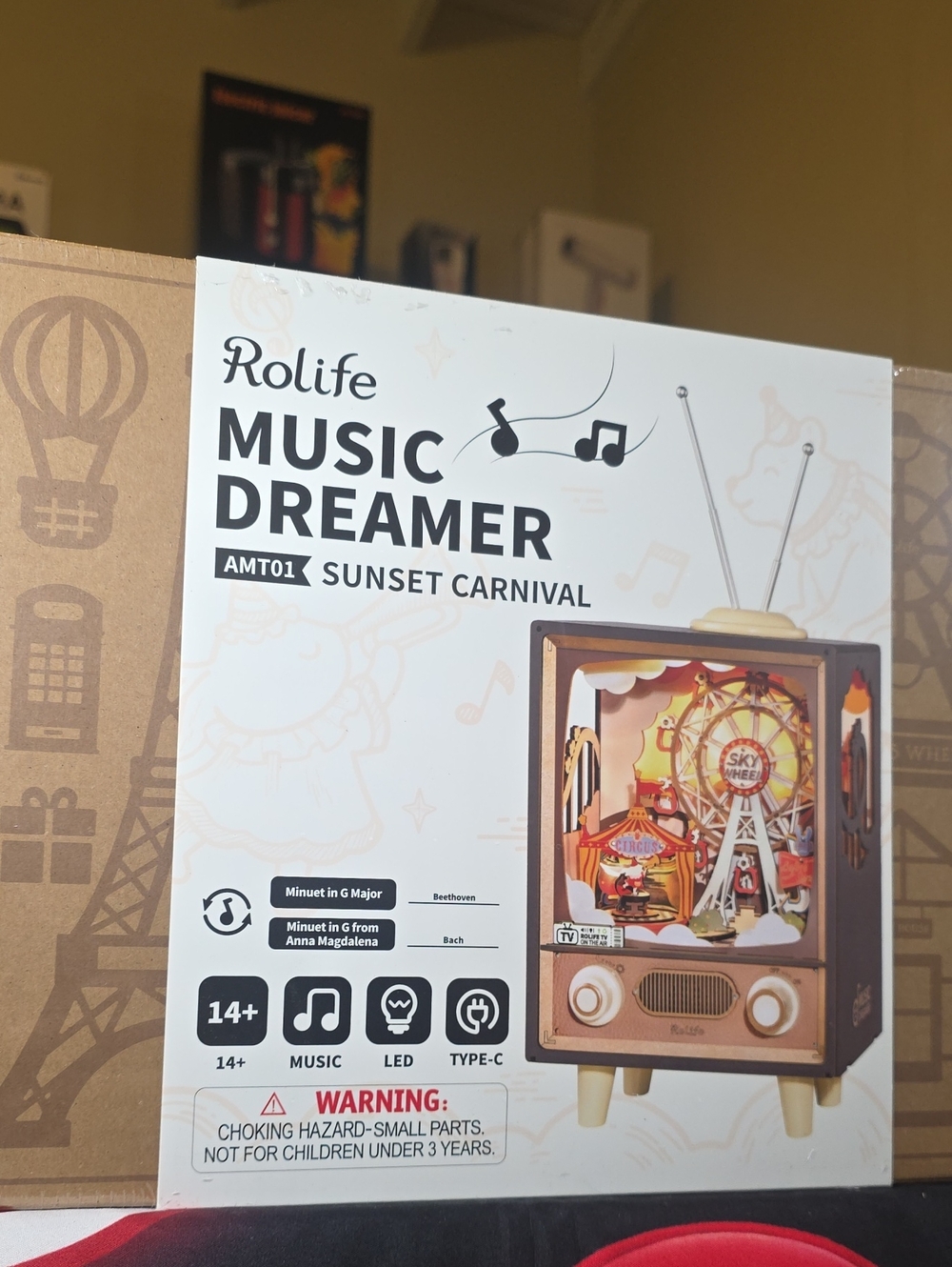 Music Dreamer Sunset Carnival - Portable Music Box Factory Sealed